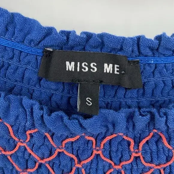 Miss Me Floral Embroidered Dress Women’s Size Small - Picture 3 of 8